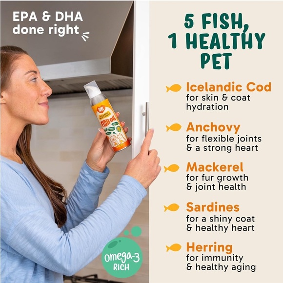 Fam Pets Icelandic Fish Oil for Pets (055) - Picture 2 of 7